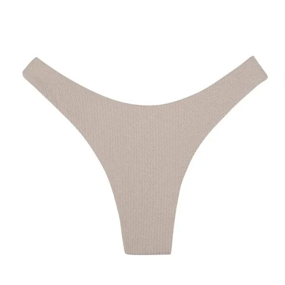 MONDAY SWIMWEAR Oat Crinkle Set x Bora Bora Bandeau Top + Byron Bottom (NWOT) - Picture 8 of 13